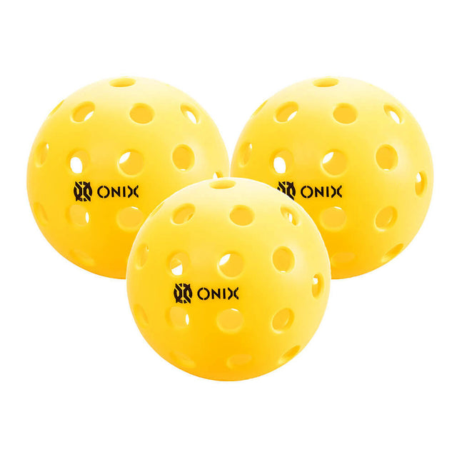 Onix Pure 2 Outdoor Pickleballs 3 Pack