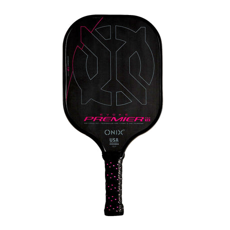 Onix Evoke Premiere Pro Raw Carbon Pickleball Paddle 12mm Pink