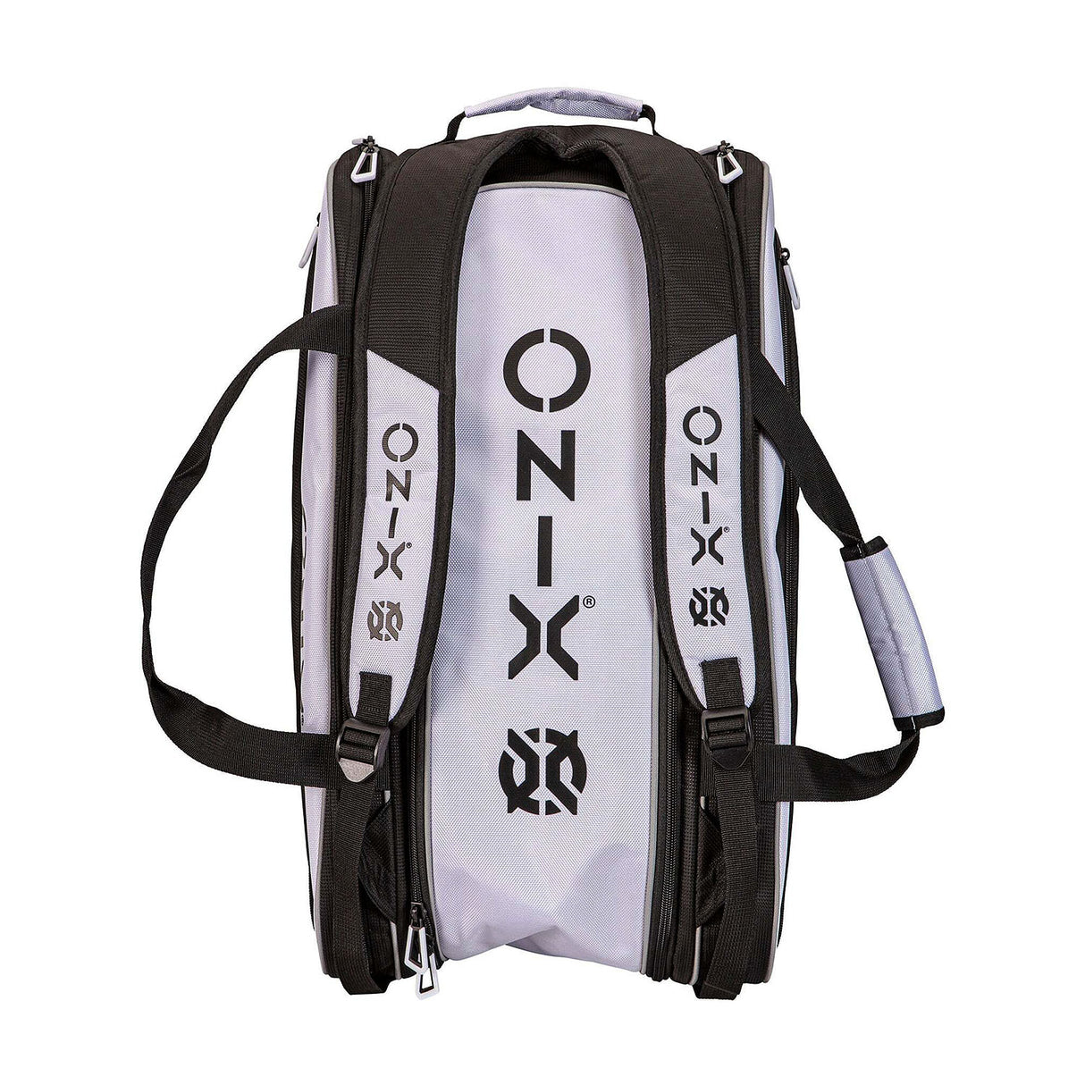 Onix PRO TEAM PICKLEBALL BAG White Black Straps