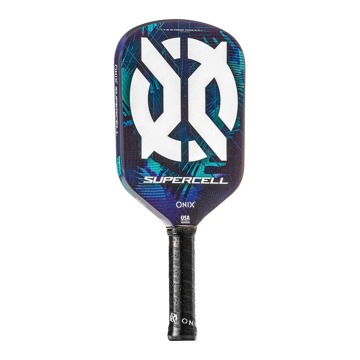 Onix Supercell 22mm Pickleball Paddle Blue Angle Picture