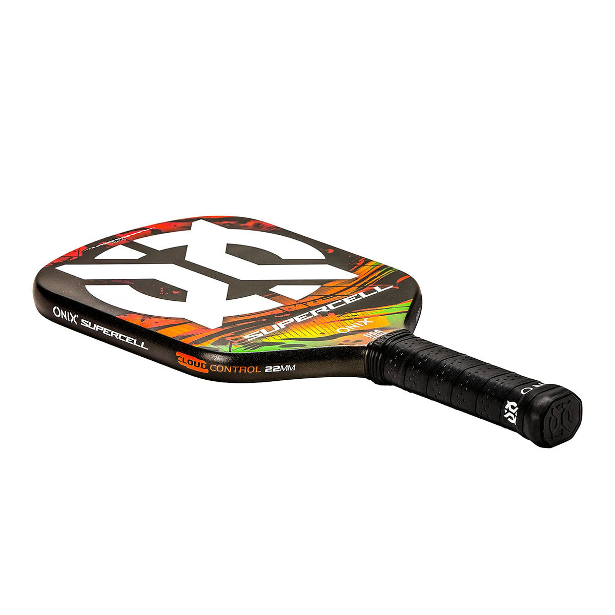 Onix Supercell 22mm Pickleball Paddle Orange Side View