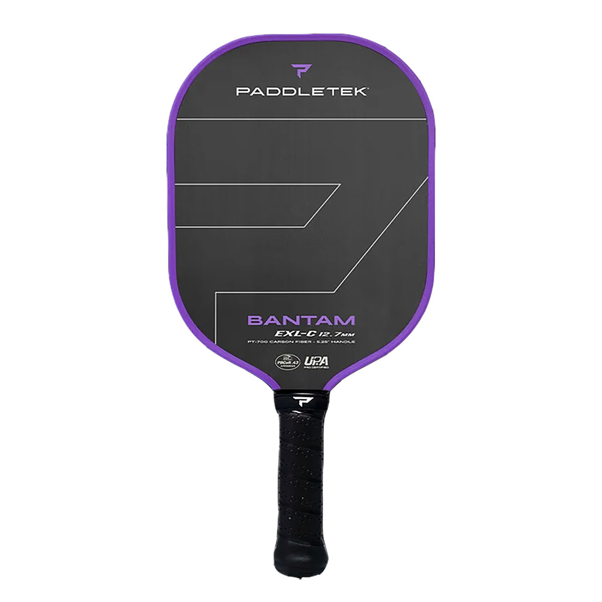 Paddletek Bantam EXL-C 12.7mm Pickleball Paddle Purple Front