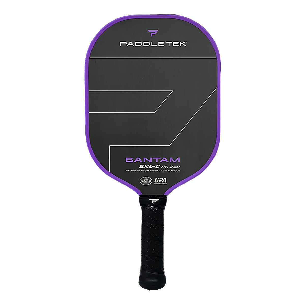 Paddletek Bantam EXL-C 14.3mm Pickleball Paddle Purple Front