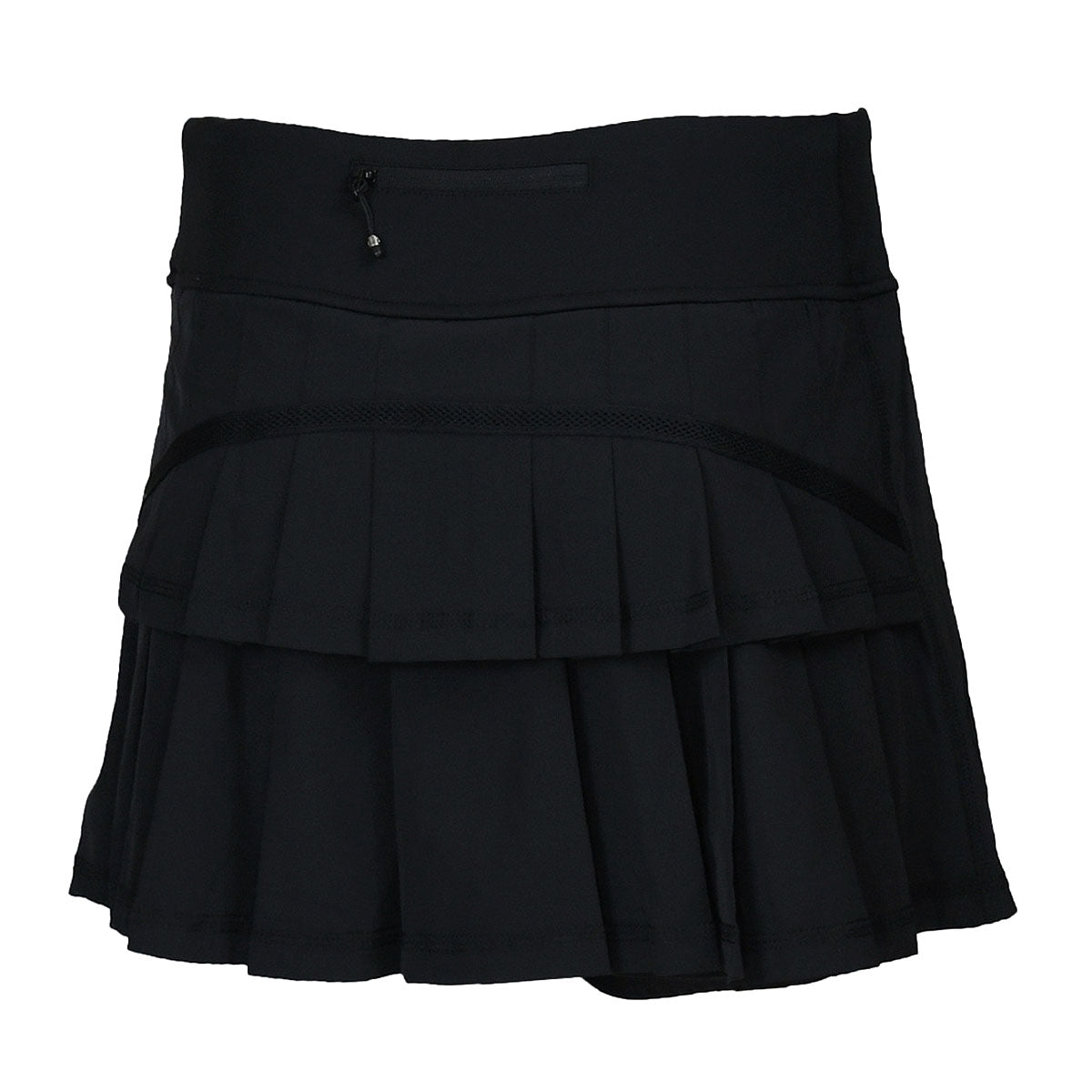 Paddletek Performance Pickleball Skort - Women's Black/Charcoal Back