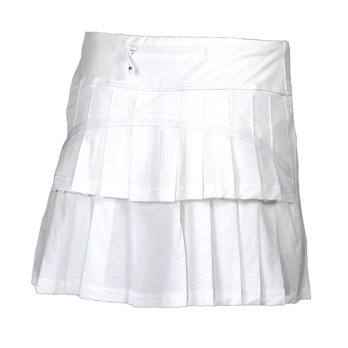 Paddletek Performance Pickleball Skort - Women's White/Black Back