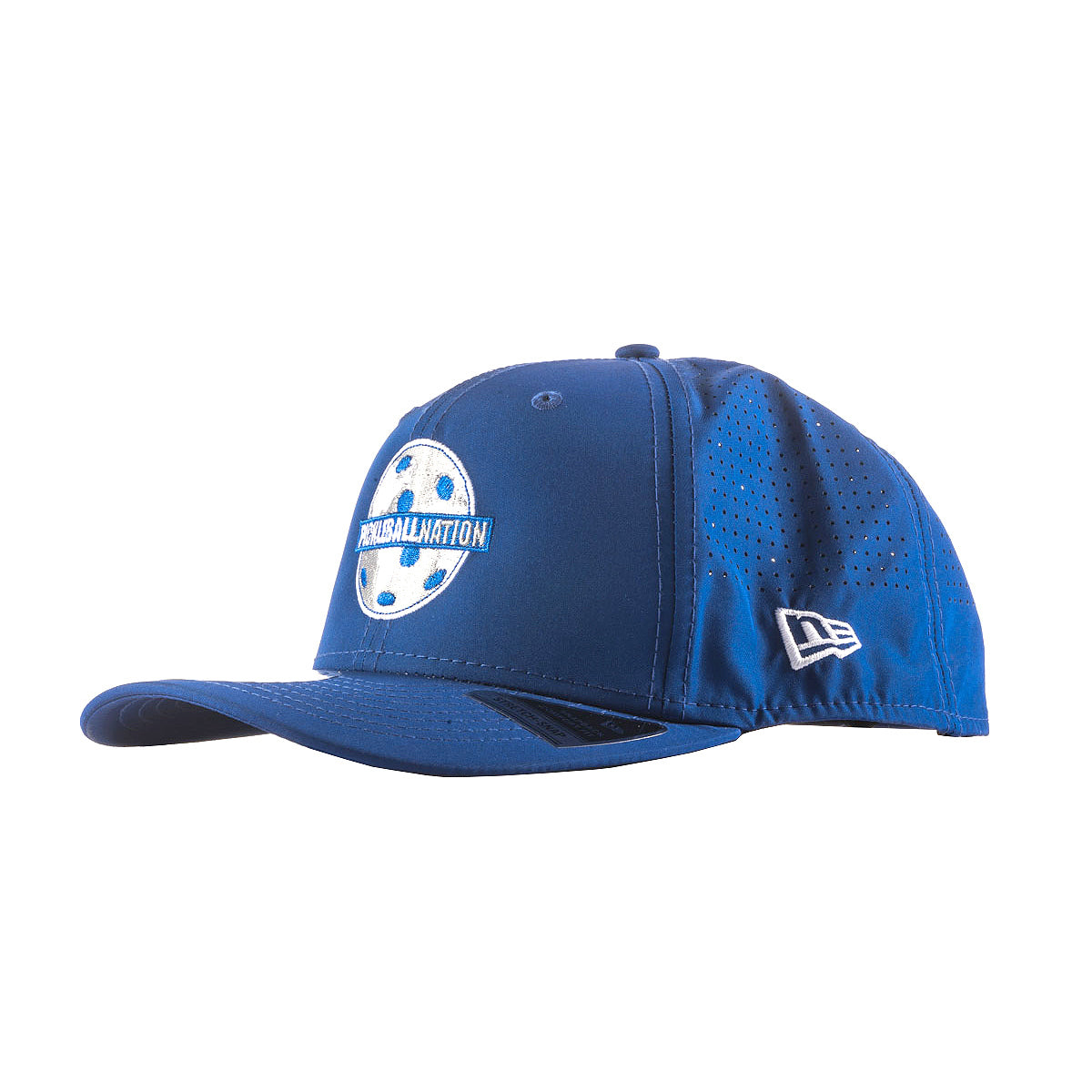 Pickleball Nation 9Seventy New Era Hat - Side view blue