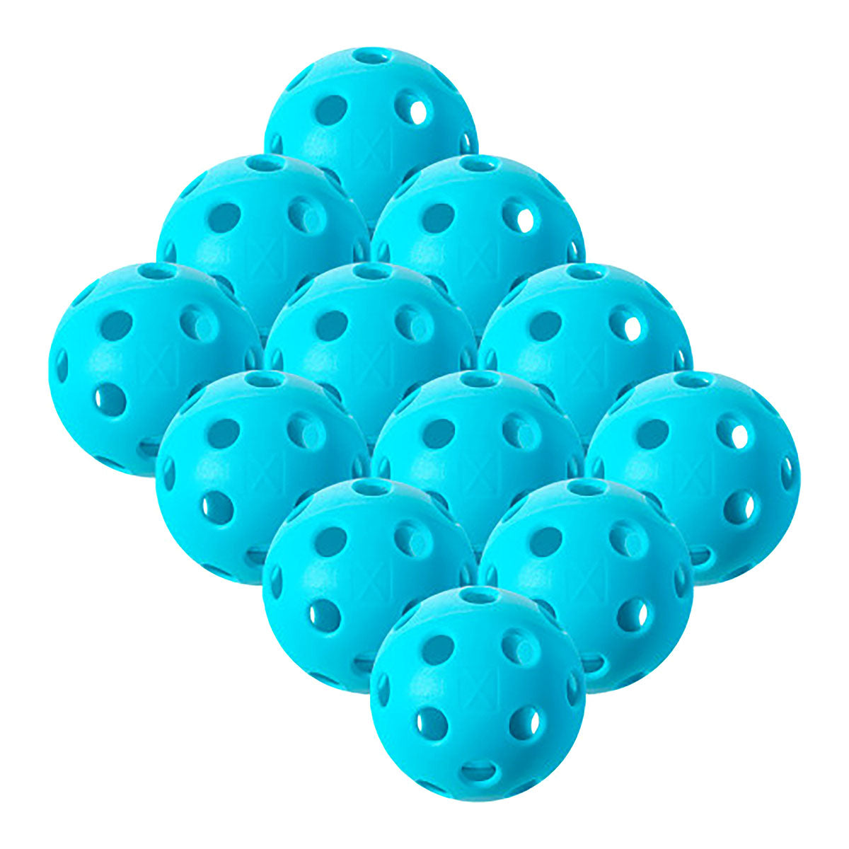 Franklin X-26 Performance Indoor Pickleballs Blue 12 Pack