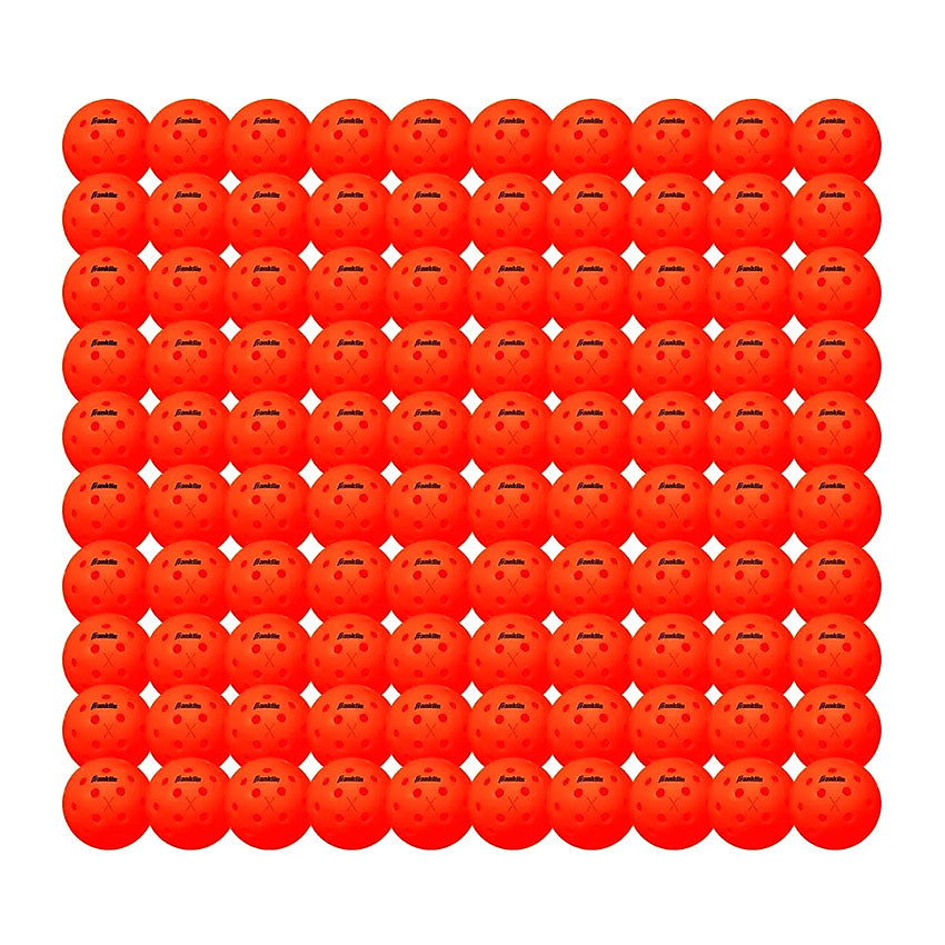 Pickleballs X-40 Outdoor 100 Pack Ember