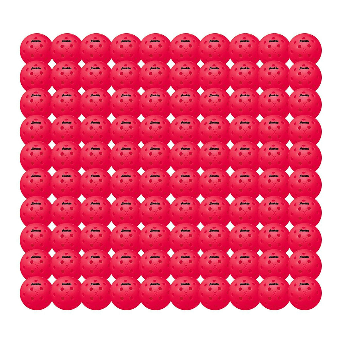 Franklin X-40 Performance Outdoor Pickleballs 100 Pack