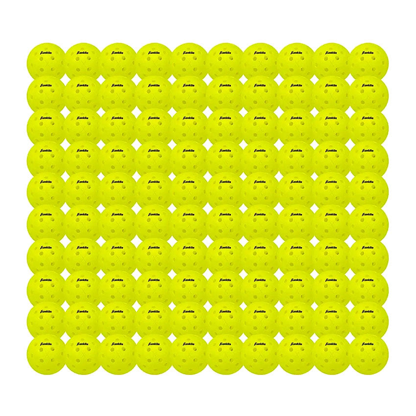 Pickleballs X40 Outdoor 100 Pack Optic Yellow