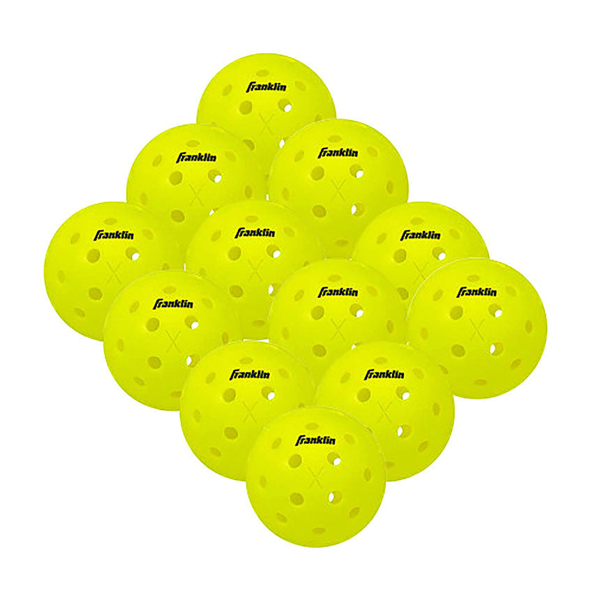 Pickleballs X-40 Outdoor 12 Pack Optic Yellow