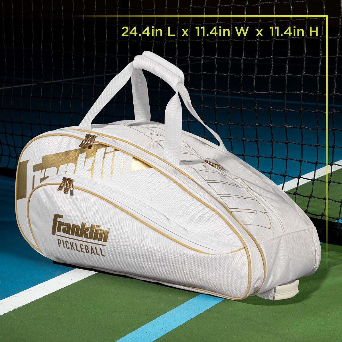 Franklin Pro Series Paddle Bag White Gold Court