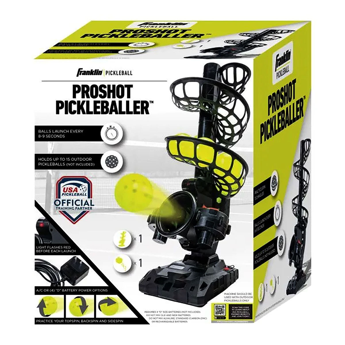 Franklin Pro Shot Pickleballer Retail Box