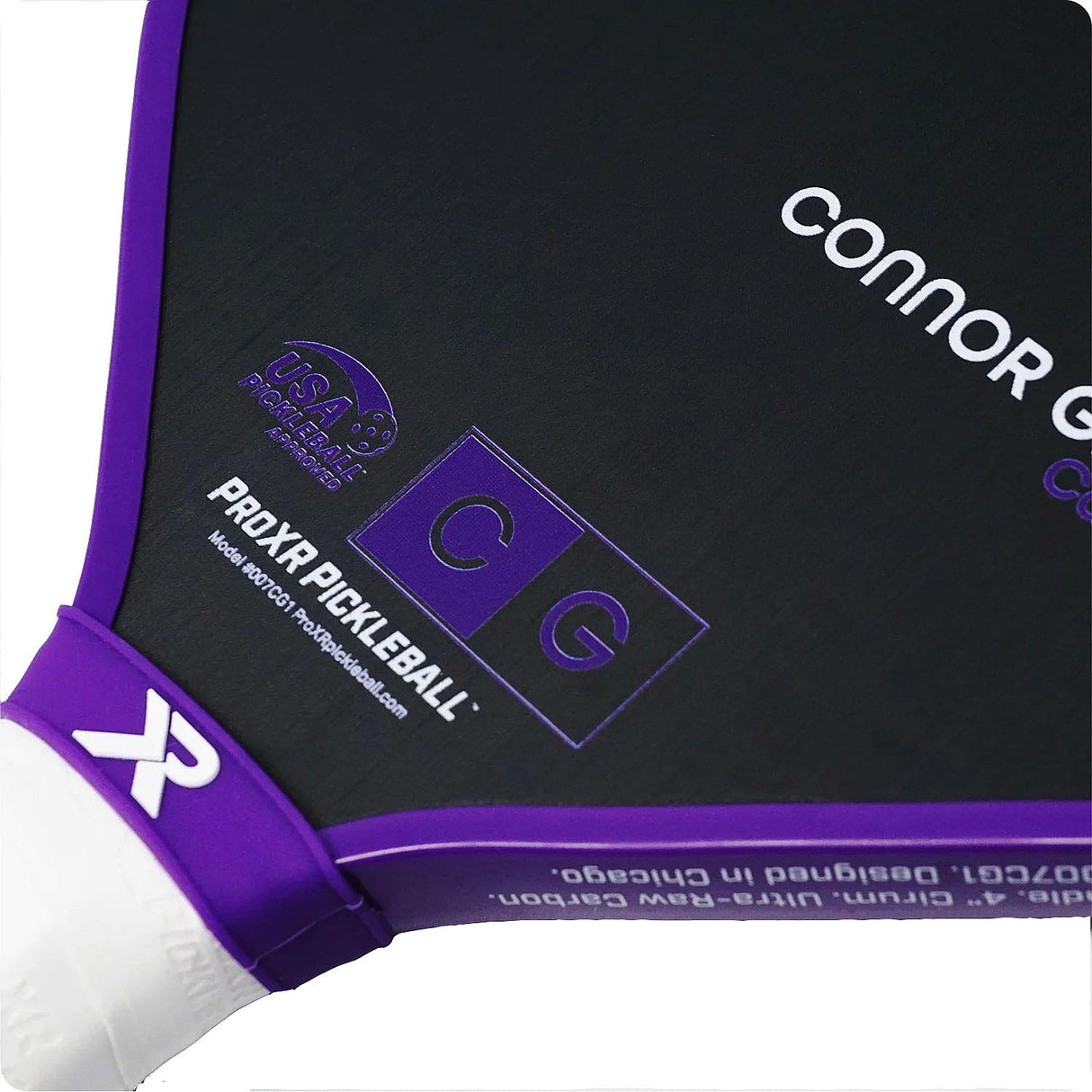ProXR Connor Garnett Signature 14mm Pickleball Paddle Purple