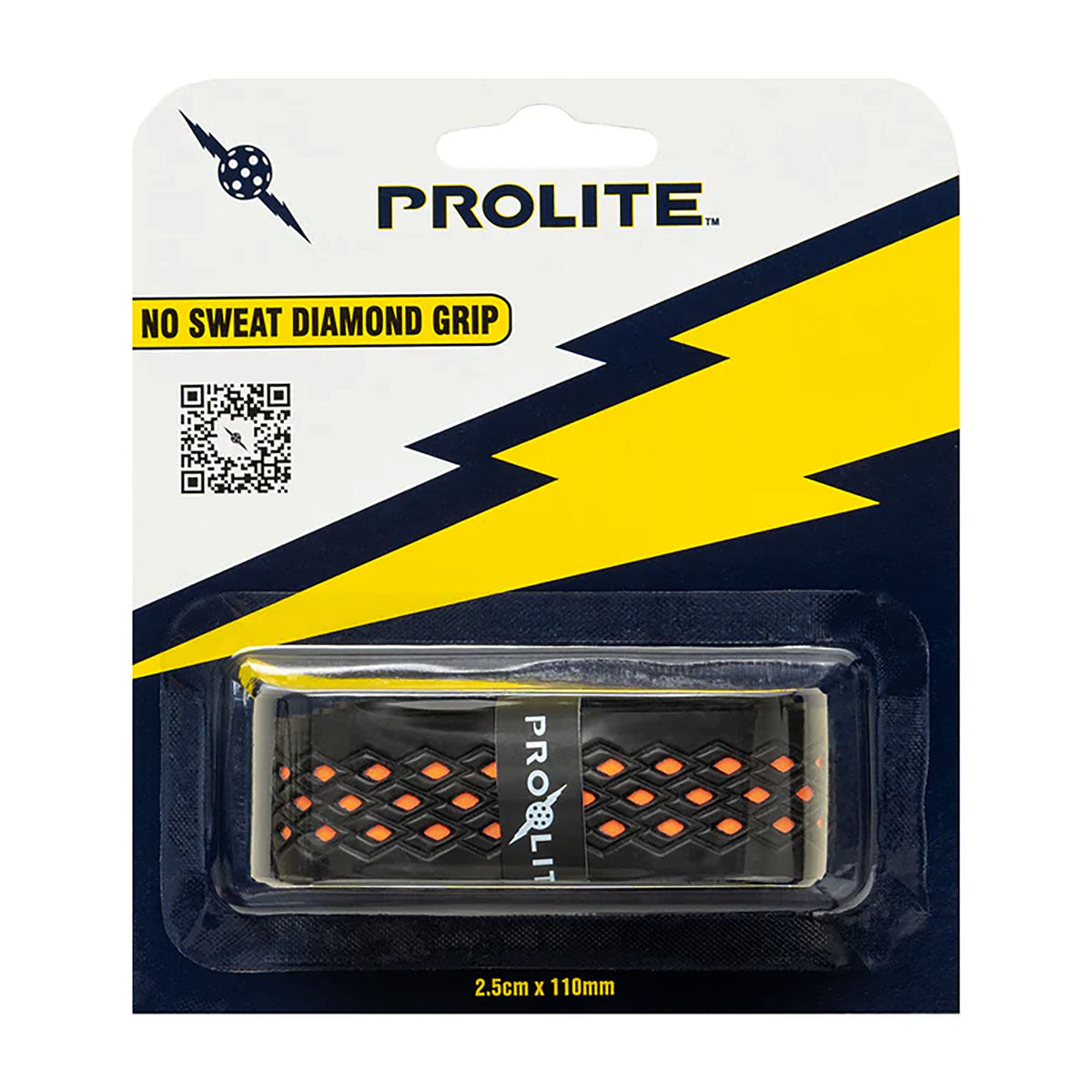 Prolite Diamond Grip Black with Orange