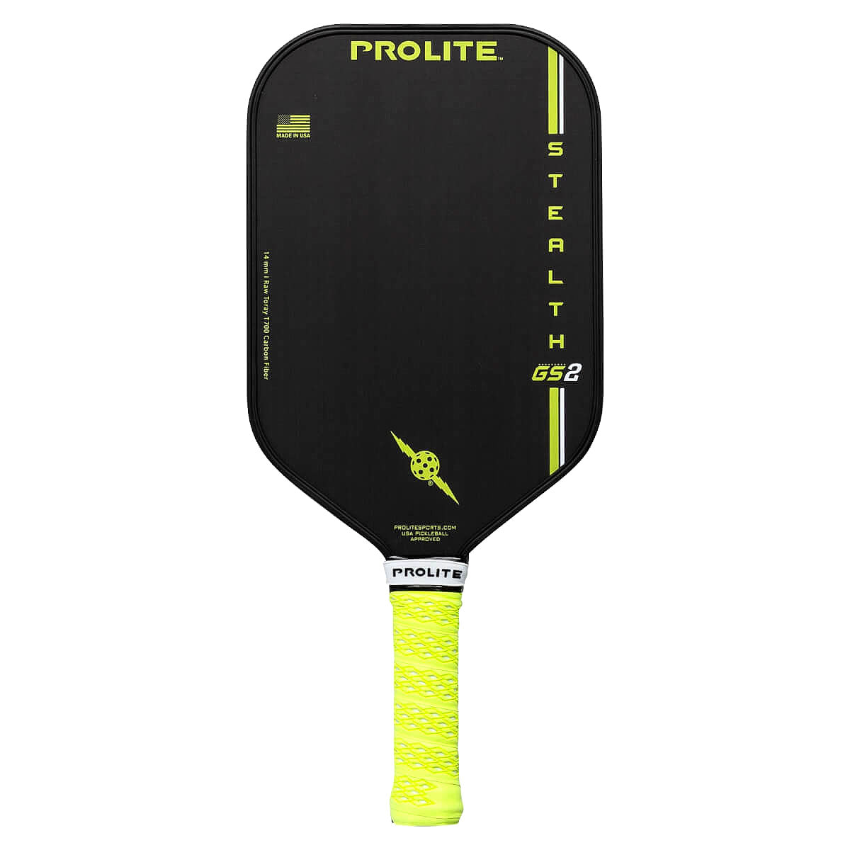 PROLITE Stealth GS2 Pickleball Paddle Neon Yellow