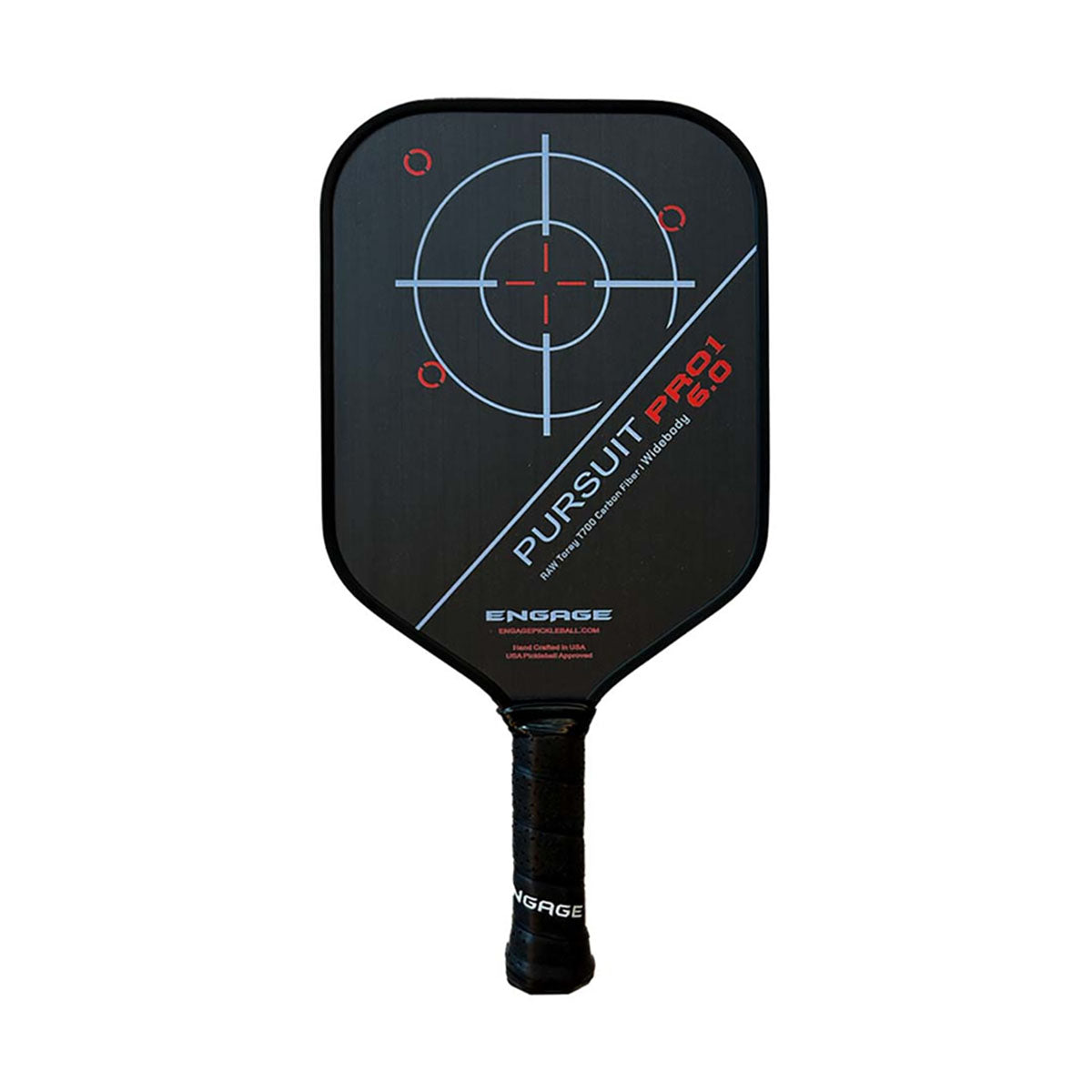 Engage Pursuit Pro1 6.0 Widebody Pickleball Paddle Fierce Red Main