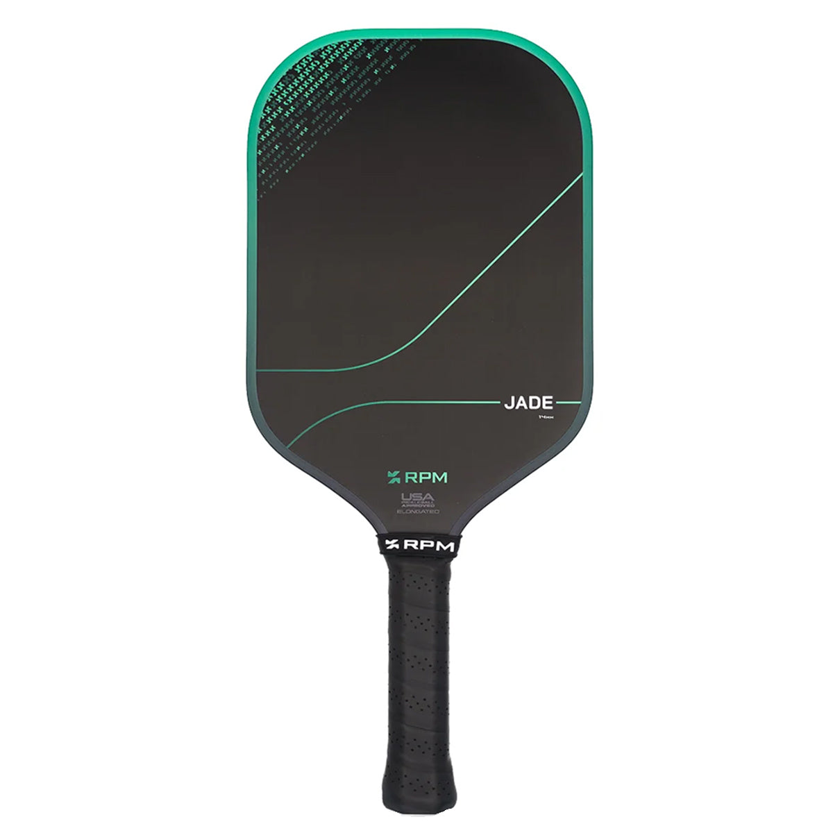 RPM Jade 14mm Elongated Pickleball Paddle Front