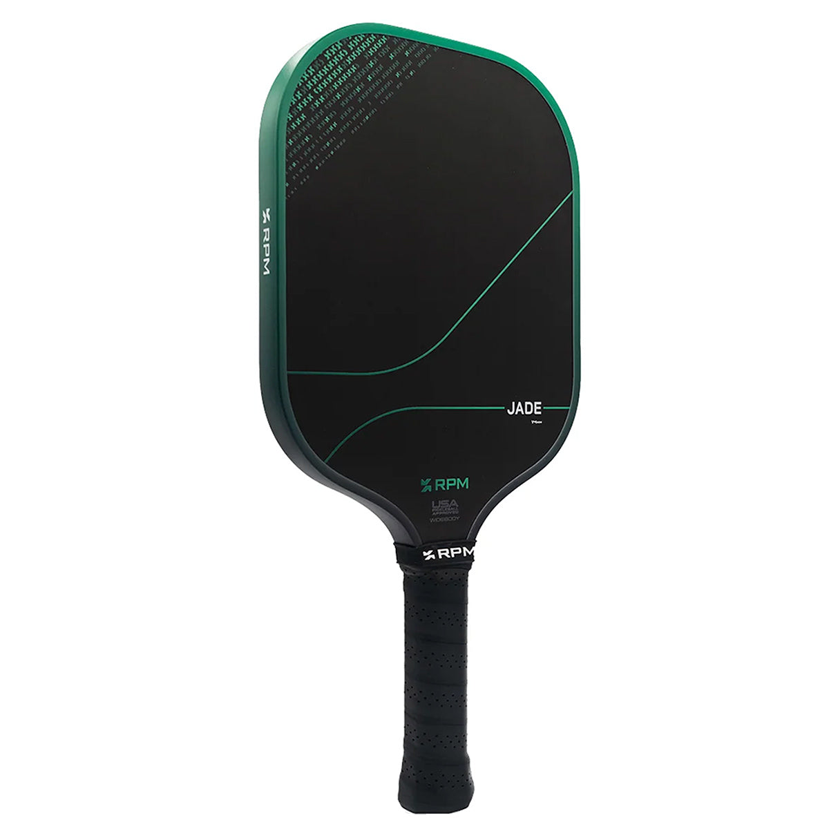 RPM Jade 14mm Widebody Pickleball Paddle Angle