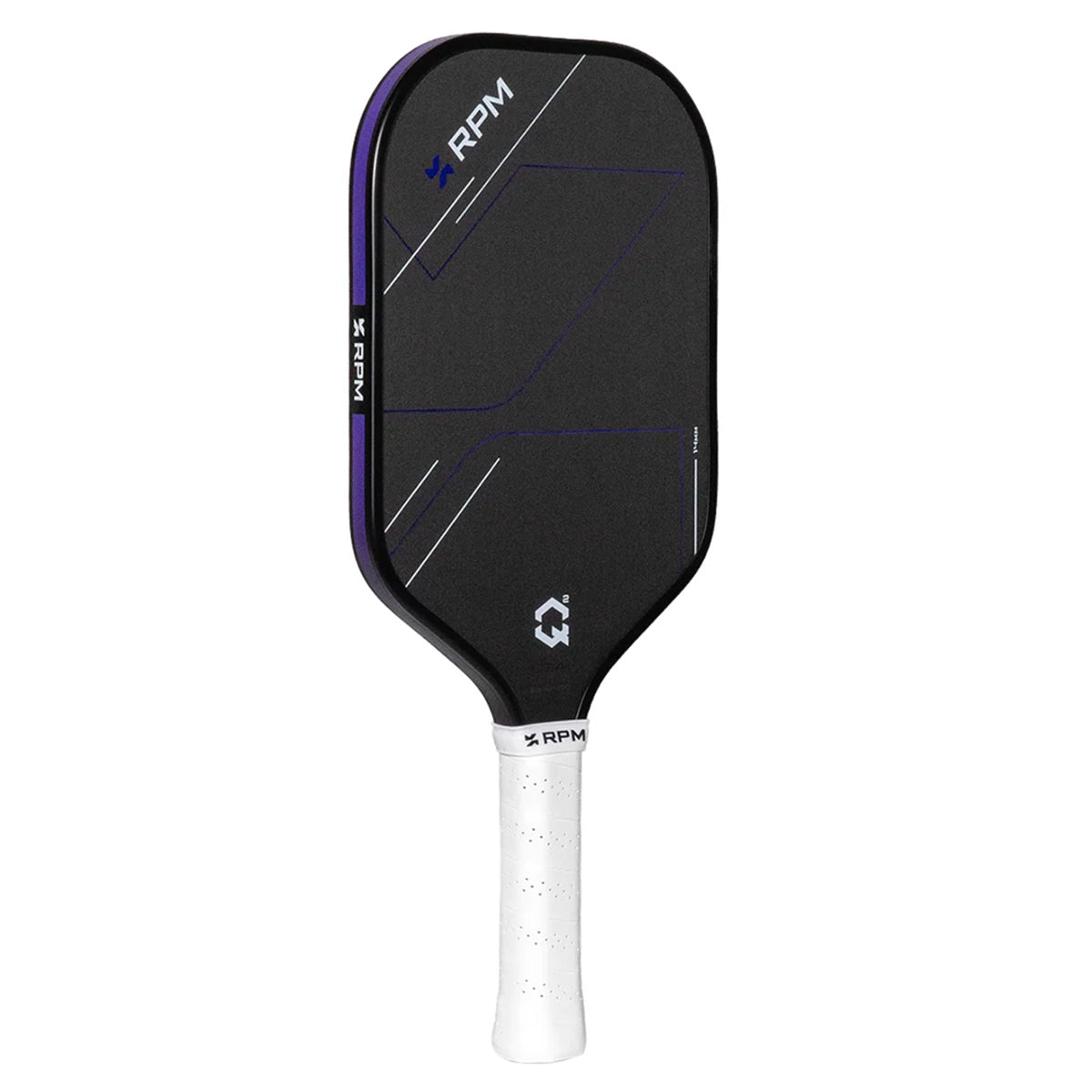 RPM Q2 Elongated 14mm Pickleball Paddle Angle