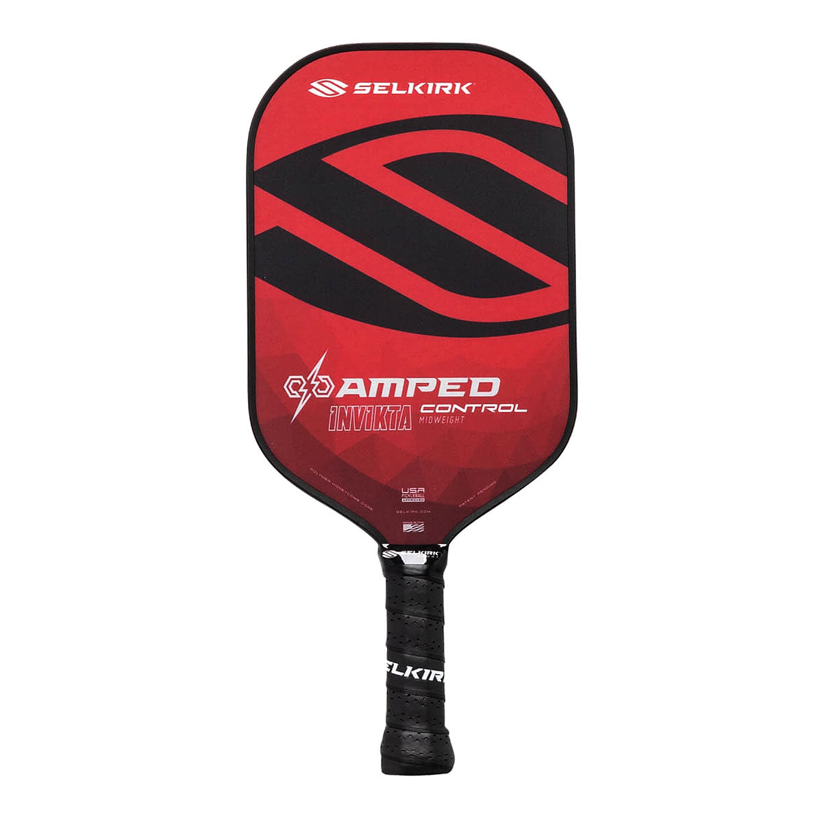 Selkirk Amped Control Invikta Midweight Pickleball Paddle - Red