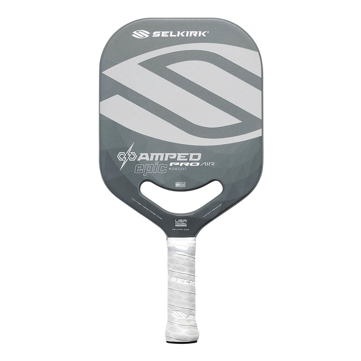 Selkirk Amped Pro Air Epic Pickleball Paddle Gray Main