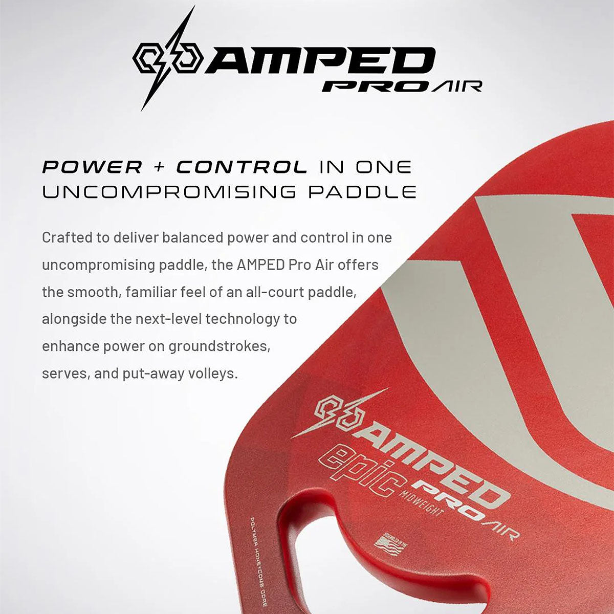 Selkirk Amped Pro Air Epic Pickleball Paddle Info