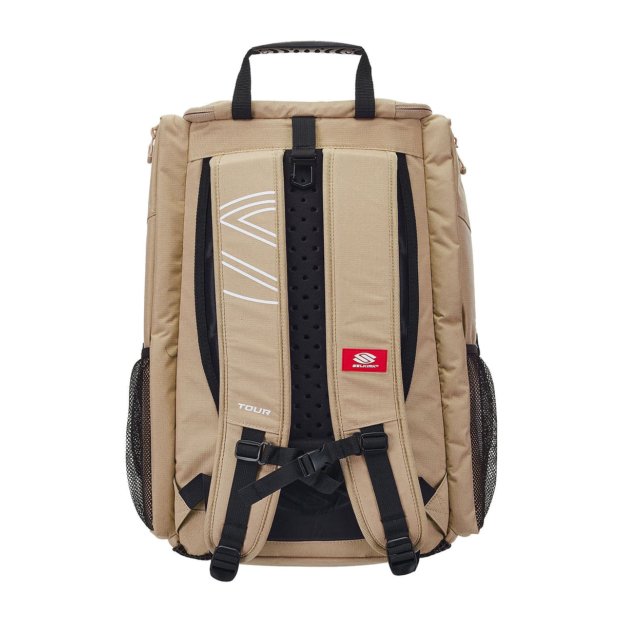 Selkirk Core Series Tour Pickleball Backpack Tan Back View