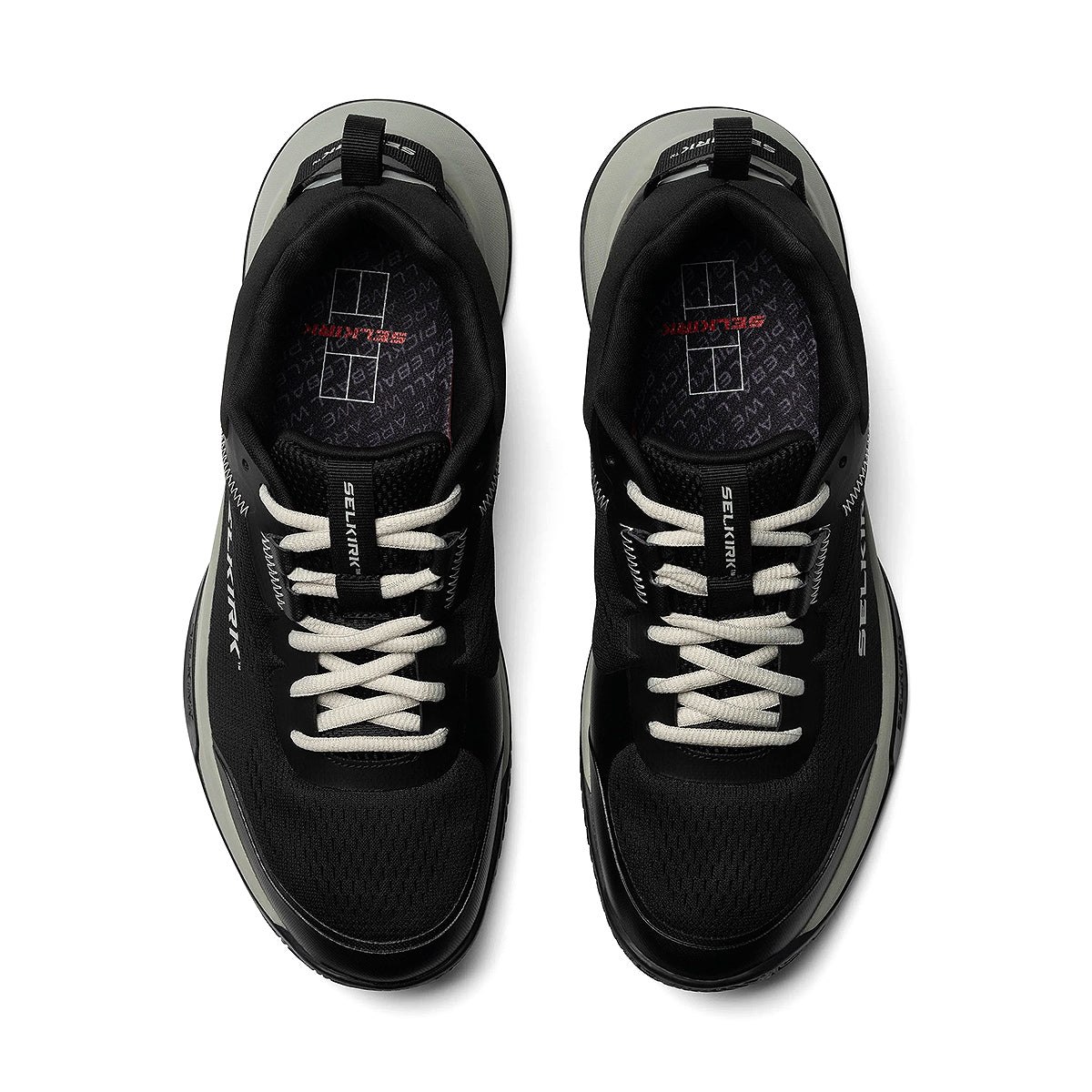 Selkirk CourtStrike Men's Pickleball Shoe Lunar Black Laces