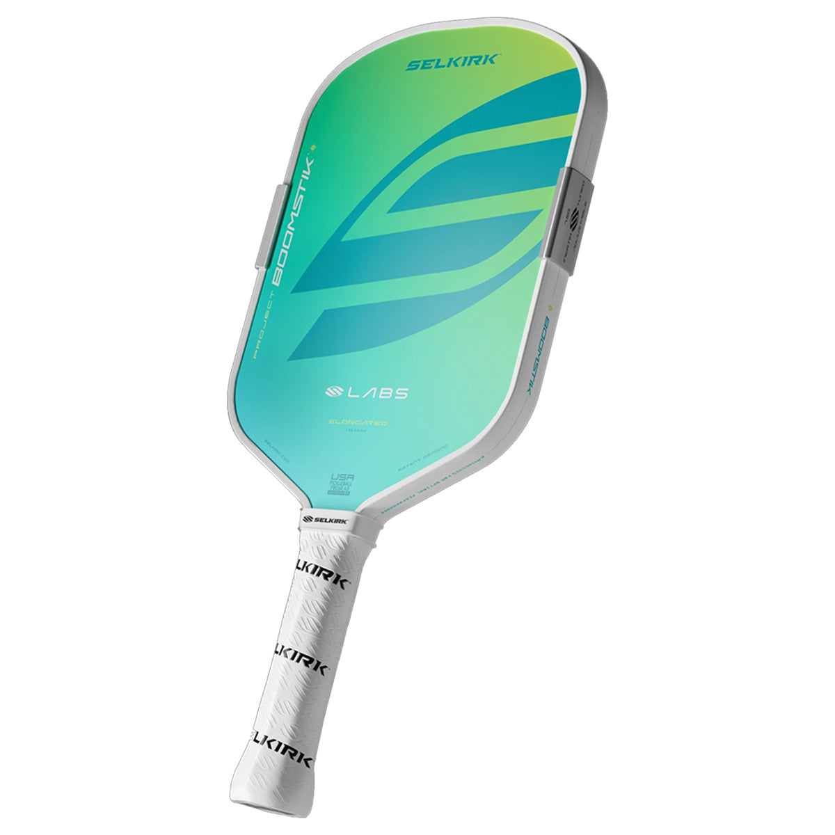 Selkirk LABS Boomstik Elongated Pickleball Paddle Calypso Angle