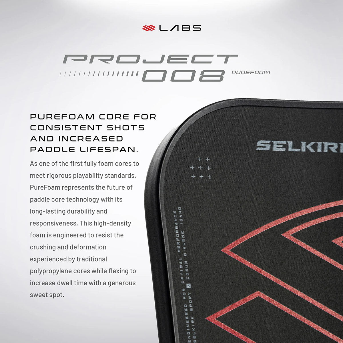 Selkirk LABS Project 008 Tour 13mm Pickleball Paddle - Foam Core