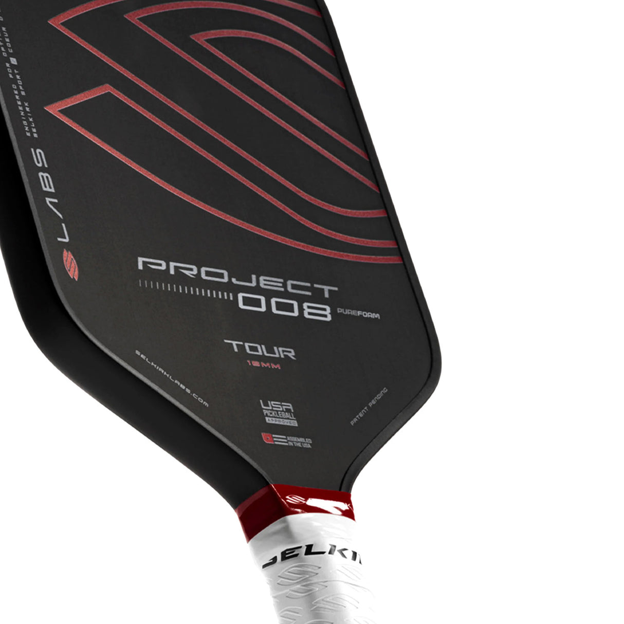 Selkirk LABS Project 008 Tour 16mm Pickleball Paddle - Face