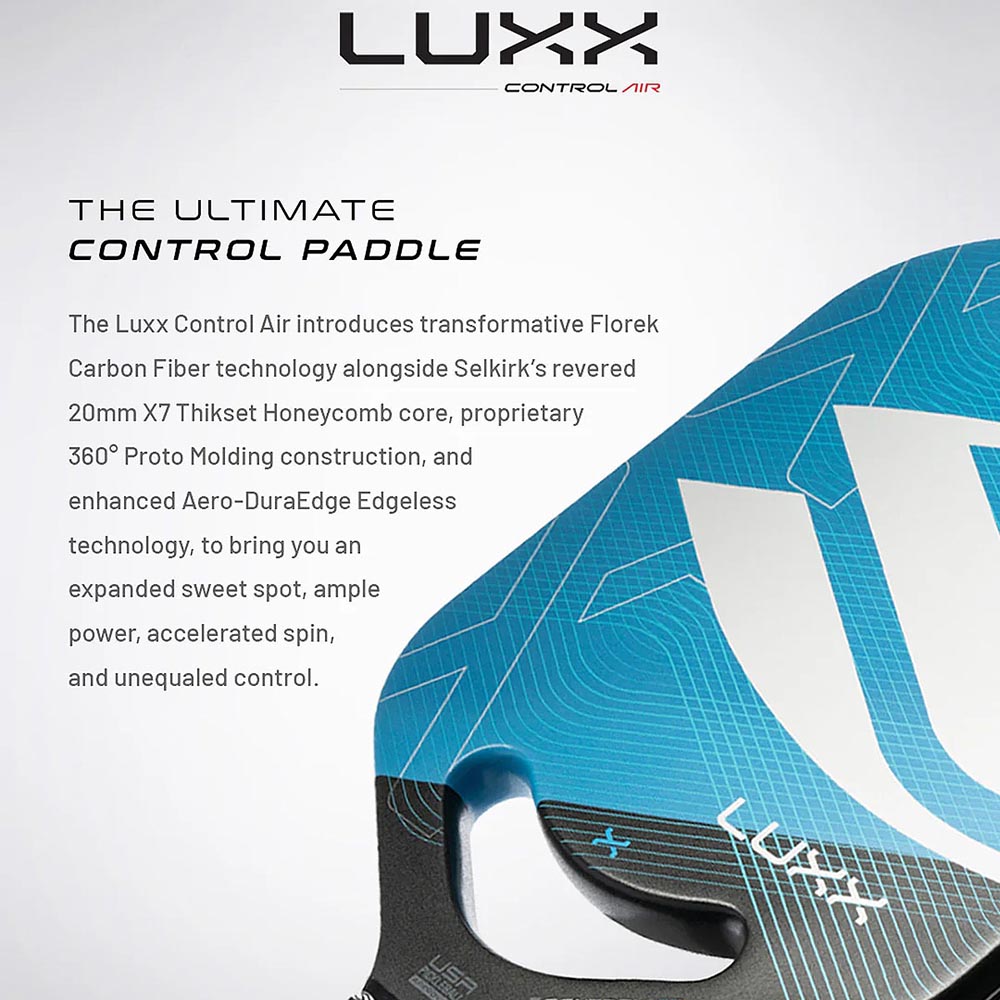 Selkirk Luxx Control Air S2 Pickleball Paddle Features