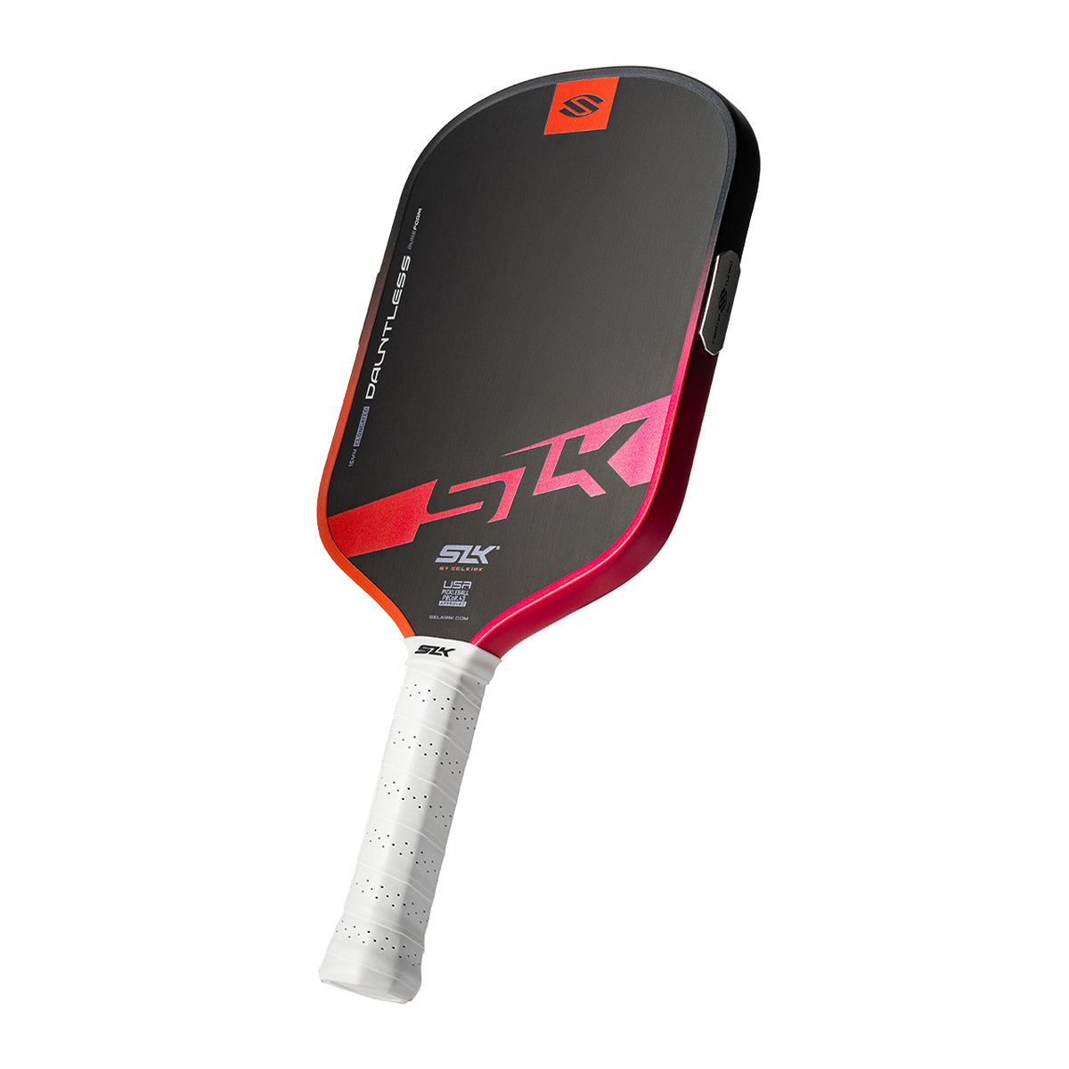 Selkirk SLK Dauntless PureFoam 16mm Elongated Pickleball Paddle Sunset Angle