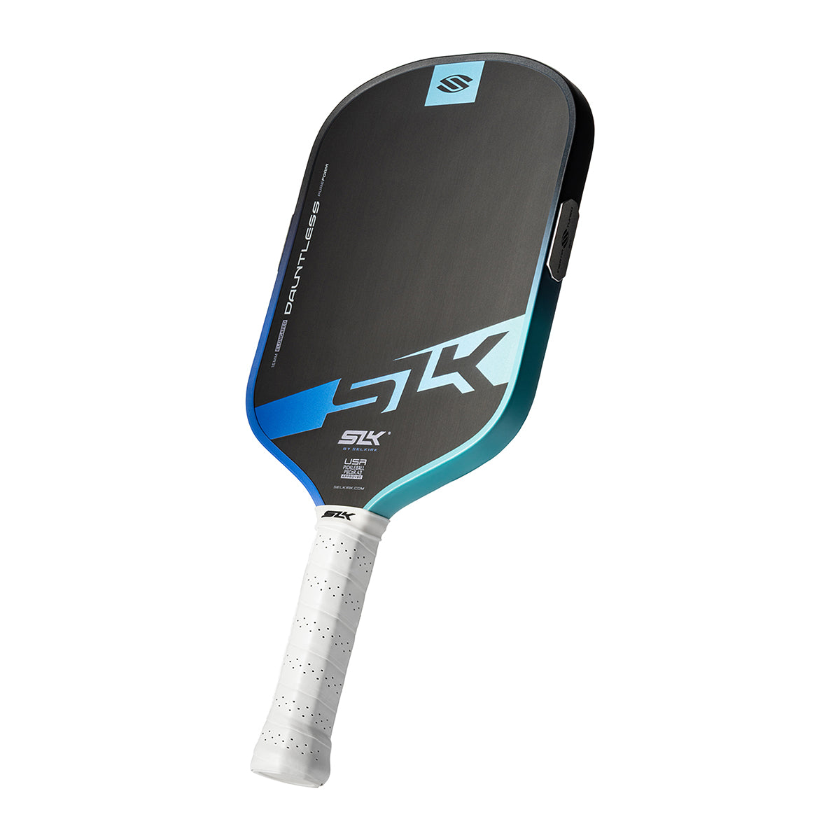 Selkirk SLK Dauntless PureFoam 16mm Elongated Pickleball Paddle Oasis Angle