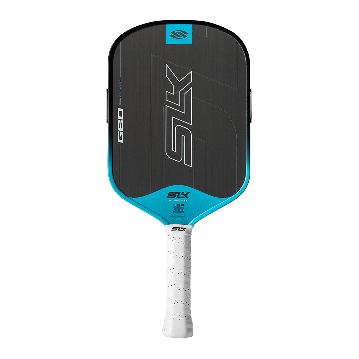 Selkirk SLK Geo 14mm Elongated Pickleball Paddle Cyan Front