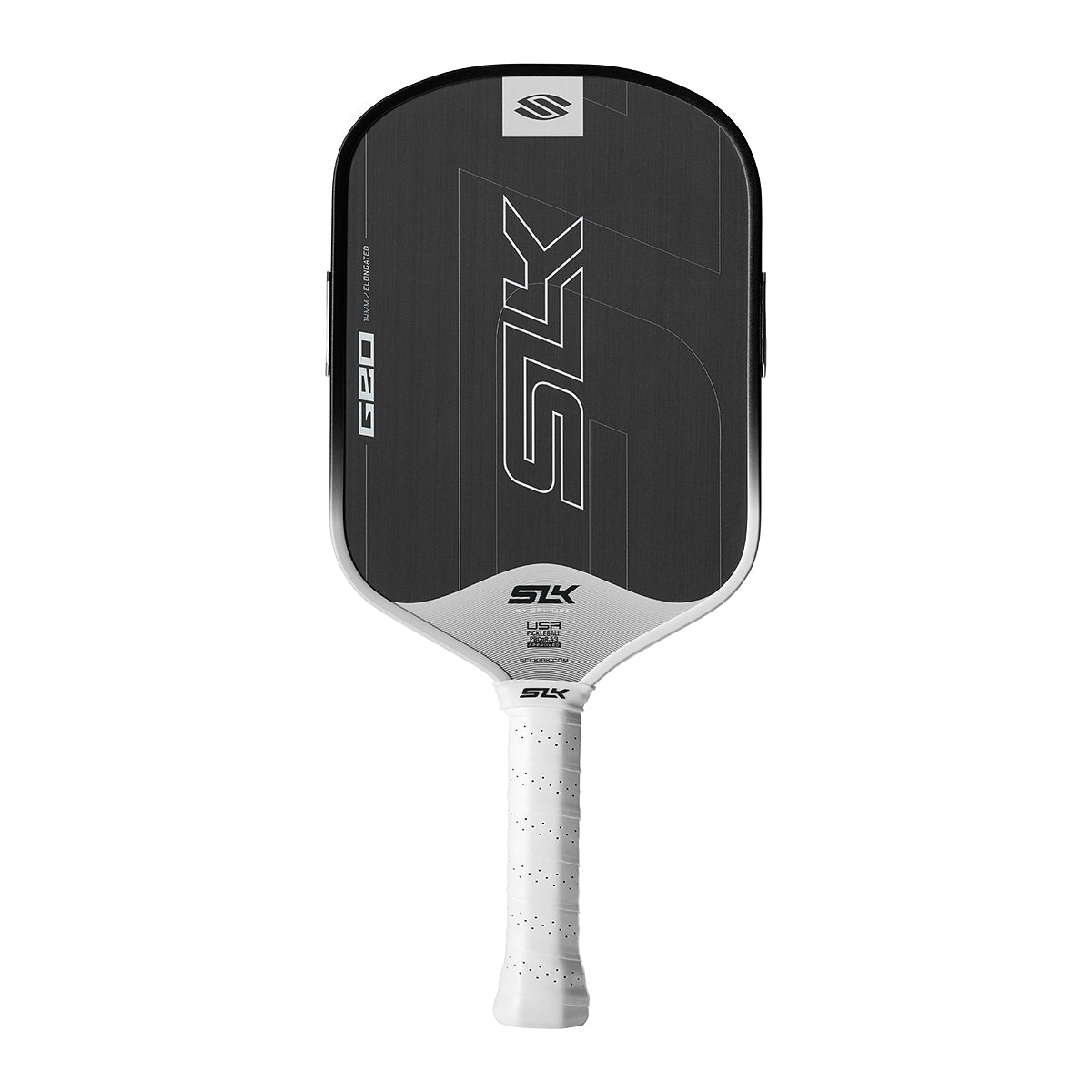 Selkirk SLK Geo 14mm Elongated Pickleball Paddle White Front