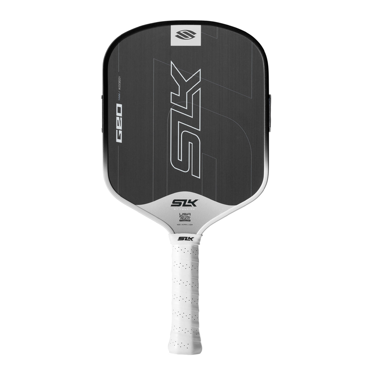 Selkirk SLK Geo 14mm Widebody Pickleball Paddle White Front