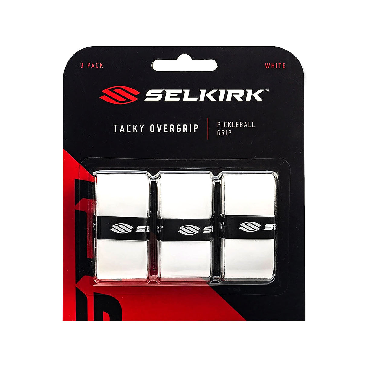 Selkirk Sport Tacky Pickleball Overgrip - 3 Pack White