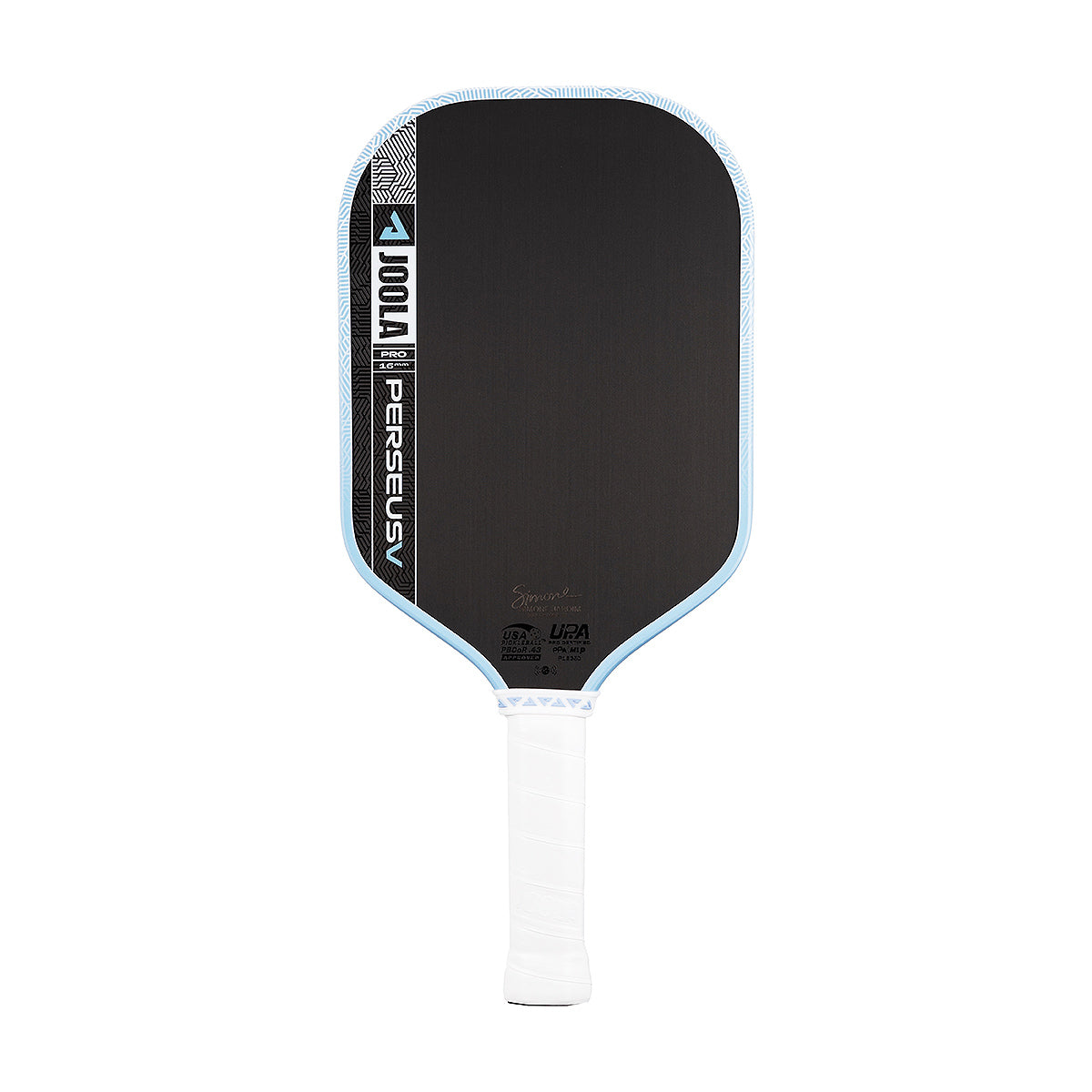 JOOLA Simone Jardim Perseus Pro V 16mm Pickleball Paddle Front