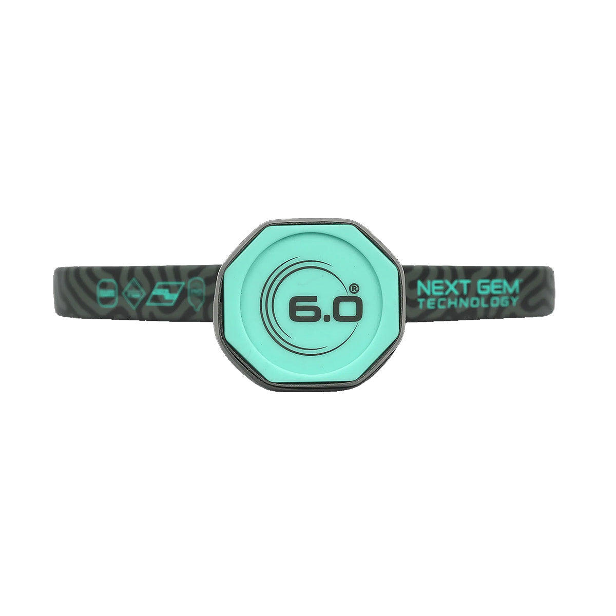 Six Zero Coral Pro 16mm Hybrid Pickleball Paddle Bottom