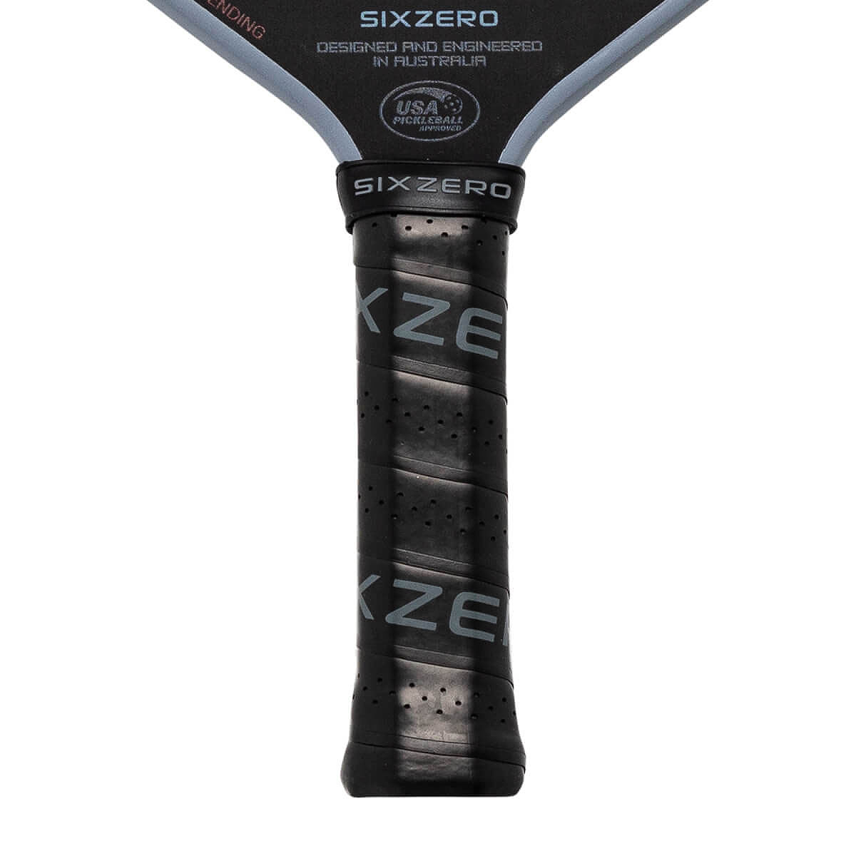 Six Zero Infinity Edgeless Black Diamond Power Pickleball Paddle - Grip