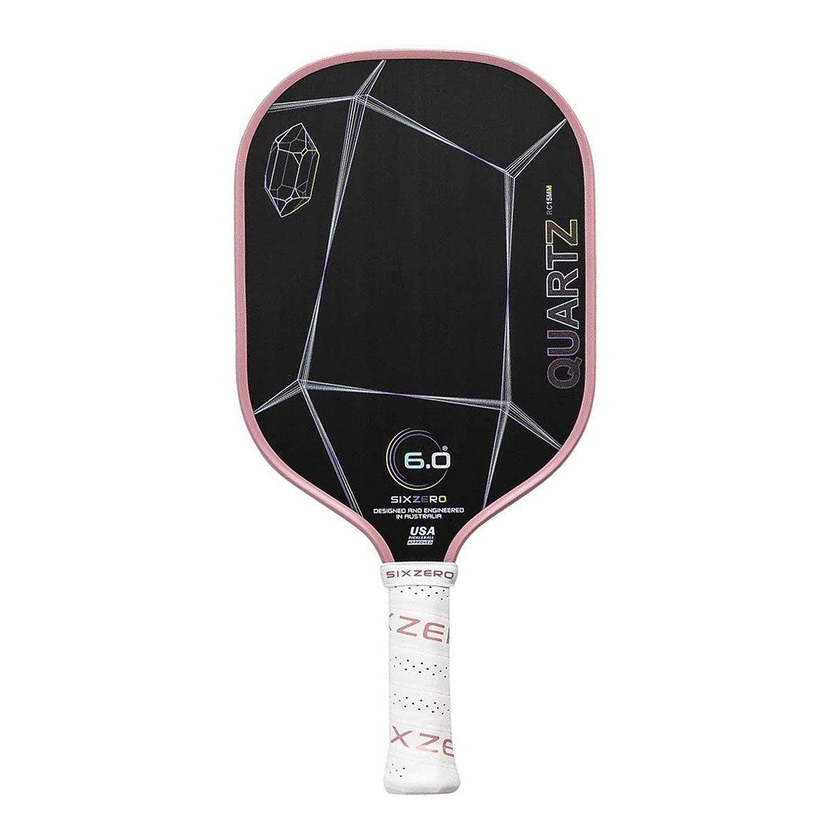 Six Zero Quartz Pickleball Paddle - Rose