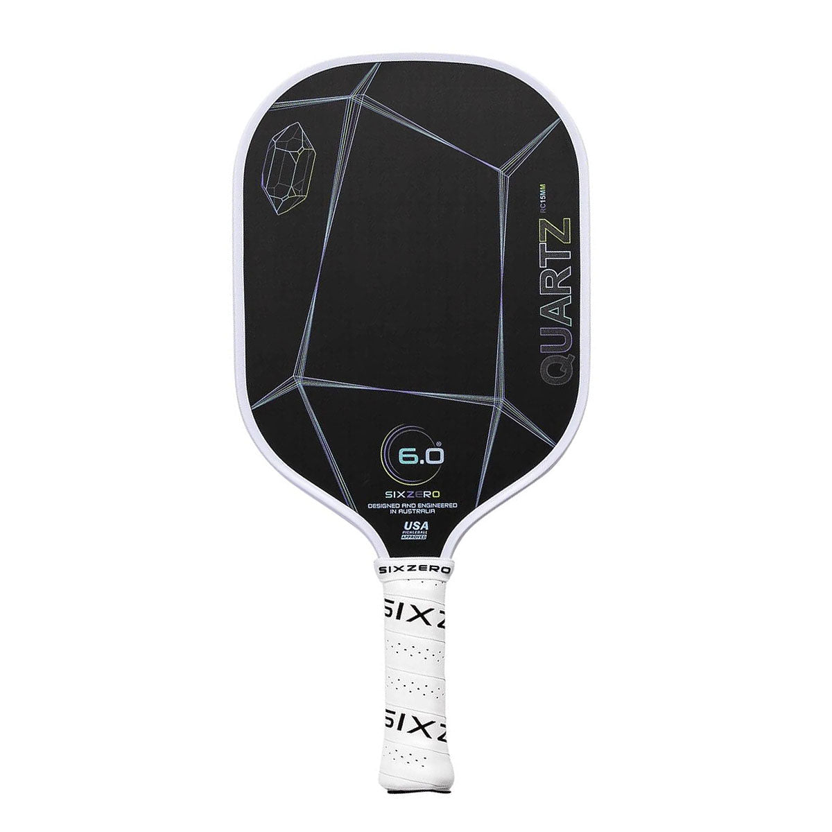 Six Zero Quartz Pickleball Paddle - White