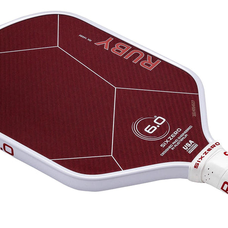 Six Zero Ruby 14mm Pickleball Paddle Face