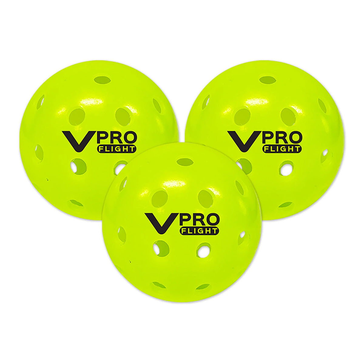 Vulcan VPRO Flight Outdoor Pickleball Balls 3 Pack