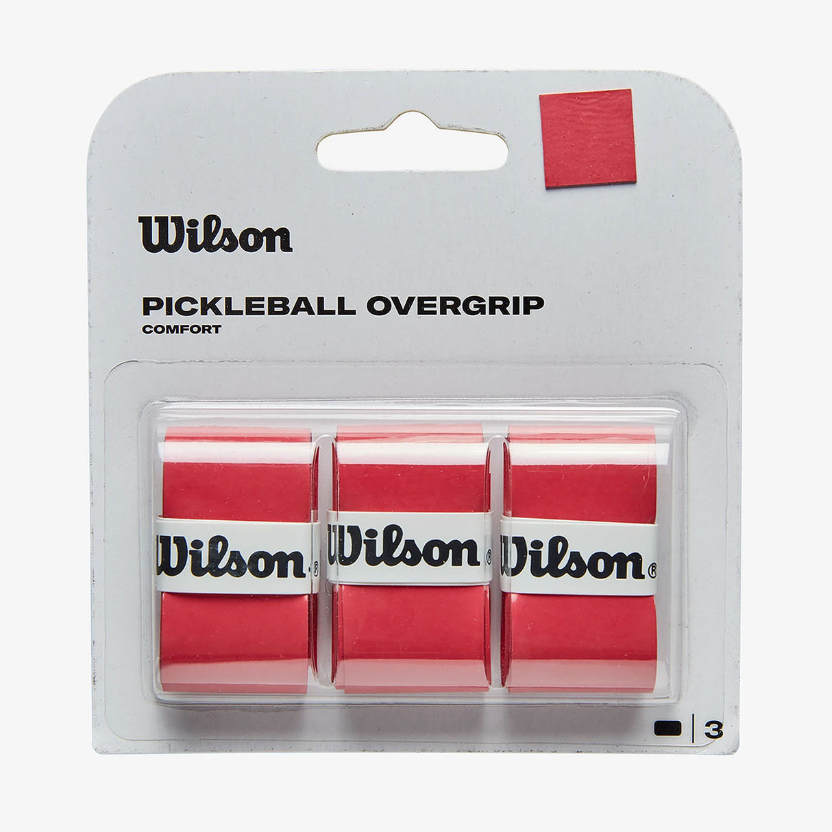Wilson Comfort Pickleball Overgrip Red