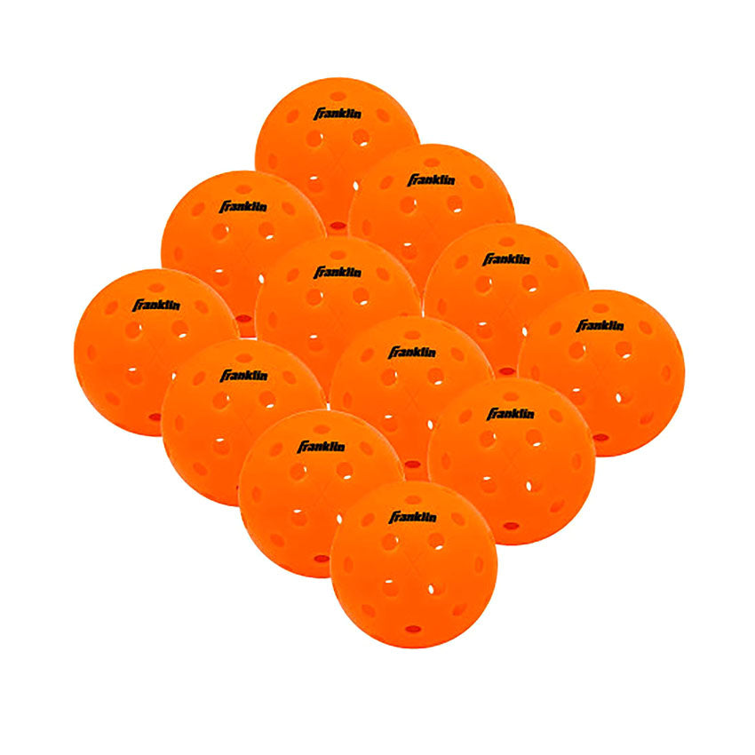 Franklin X-40 Performance Outdoor Pickleballs Lava 12 Pack