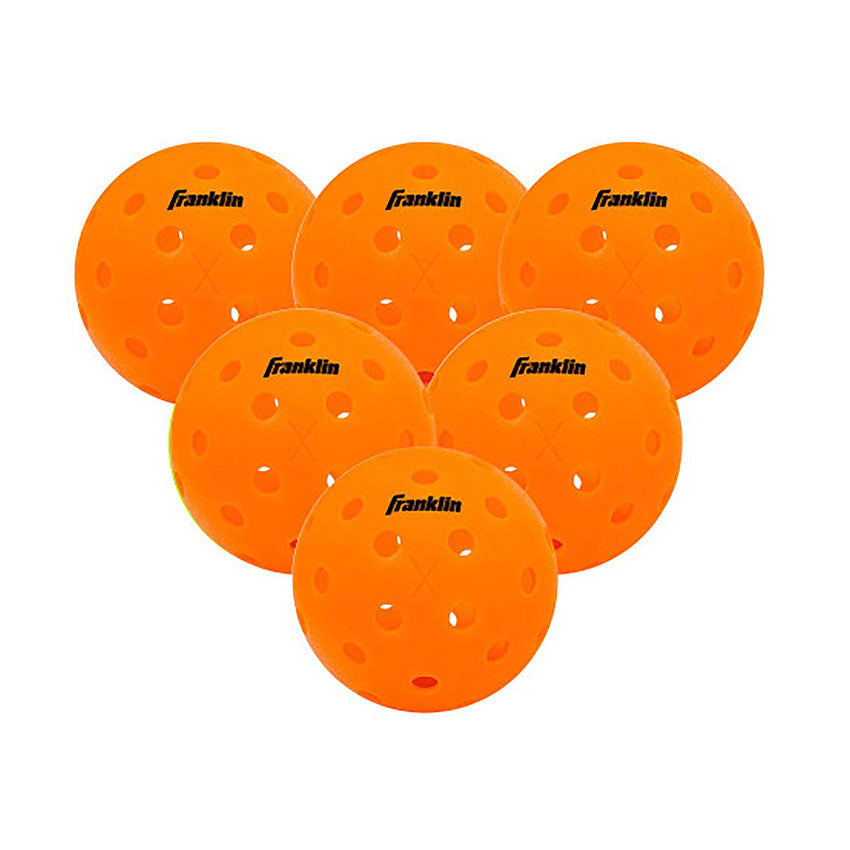 Franklin X-40 Performance Outdoor Pickleballs Lava 6 Pack