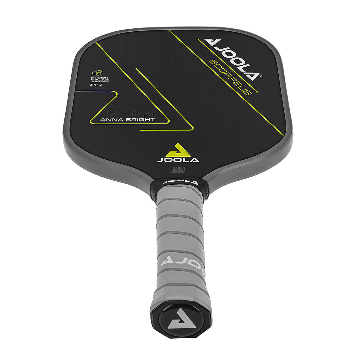 JOOLA Anna Bright Scorpeus CFS 14 Pickleball Paddle Bottom View